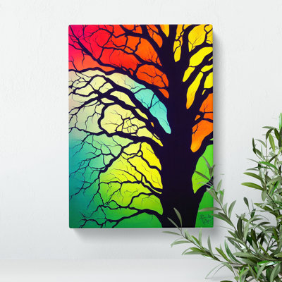 Colourful Abstract Tree No.6 - Wall Art