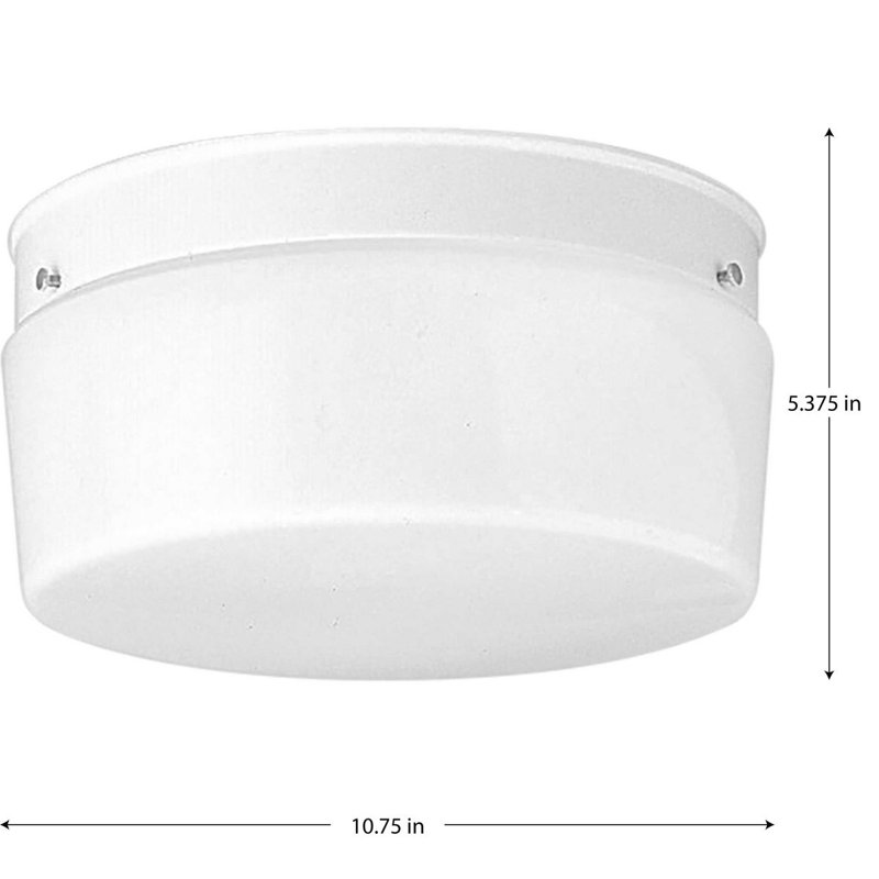 Plafonnier encastré cylindrique encastré 10,75 po Shellcove