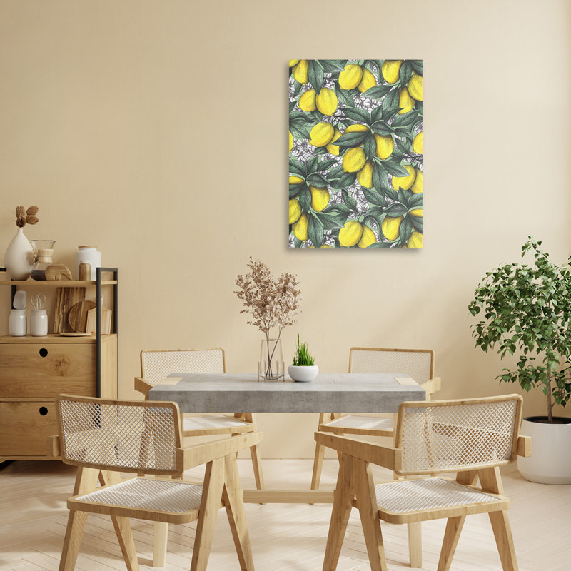 Under The Lemon Tree, toile par Cecilia Battaini, H 24 po x l 16 po