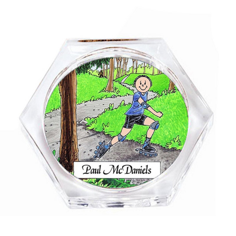 Ensemble de 4 sous-verres personnalisables, Oui