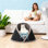 Lit intelligent pour chat chauffant et rafraîchissant, chatière d'intérieur avec modes chaud et froid, contrôle de l'application, contrôle de la température, 5 modes de bruit blanc pour la détente, calme et confortable pour les chats jusqu'à 13 lb