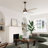 Hunter 60 inch Aerodyne Wi-Fi ENERGY STAR® Ceiling Fan with LED Light Kit and Handheld Remote