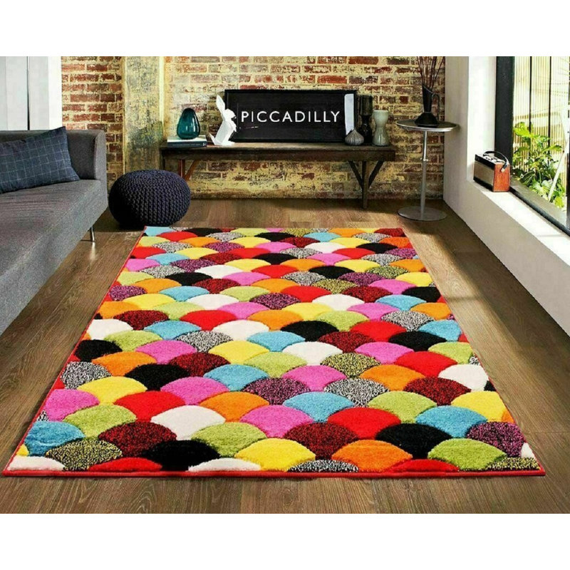 Aolanis Geometric Indoor / Outdoor Area Rug, Rectangle 80 x 150cm