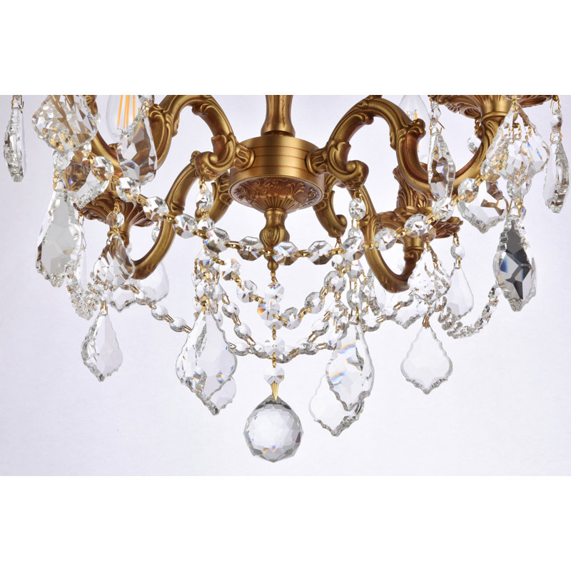 Khaleesi Flush Mount, French Gold, Dark Bronze, 5
