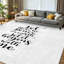 Tapis noir noir lavable à la machine-988169578