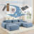 Comfortable Modular Sofas, Premium Corduroy, Modern Design For Home