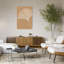 «Elegant Ginkgo Leaf Abstract Contemporary Landscape Nature», reproduction d'art murale-1767684708