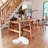 Japanese style all solid wood dining table-500397316