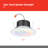 7.68'' Dimmable Air-Tight Standard Recessed Lighting Kit