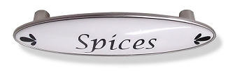 Poignée tiroir 3 "Spices, Noir