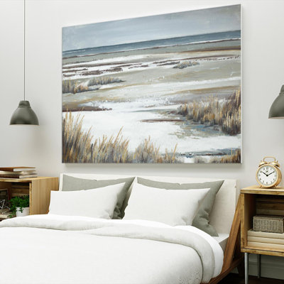 «Golden Dunes», reproduction d'art sur toile géante de 72 po x 54 po