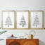 Arbre de Noël - Impression encadrée sur mesure de qualité supérieure - 3 pièces-165958052-165958053