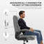 Office Chair, Executive Chair, Ergonomic Chair, Tilting Function, Headrest, Folding Armrests, Padded Seat-484623129