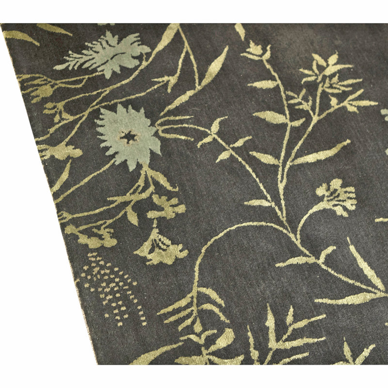 Tapis rectangulaire noué à la main