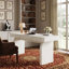 Bureau de direction 63 po avec tiroirs, bureau de luxe Moern