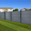 Panneaux de clôture d'intimité 8 pi avec poteau (H 2 pi, Groud 6 pi)-106910947-112001318