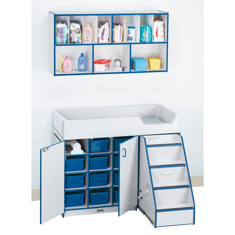 Changeur de couches Rainbow Accents, Bleu