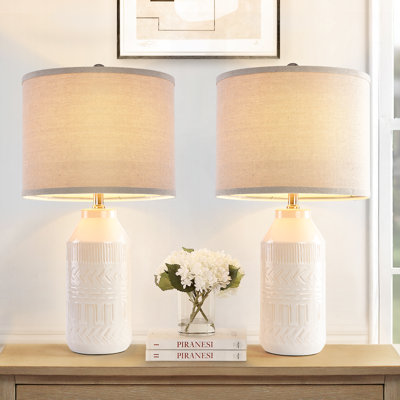 Large Table Lamp Table Lamps Set Of 2, 3-Way Lighting Modes Modern