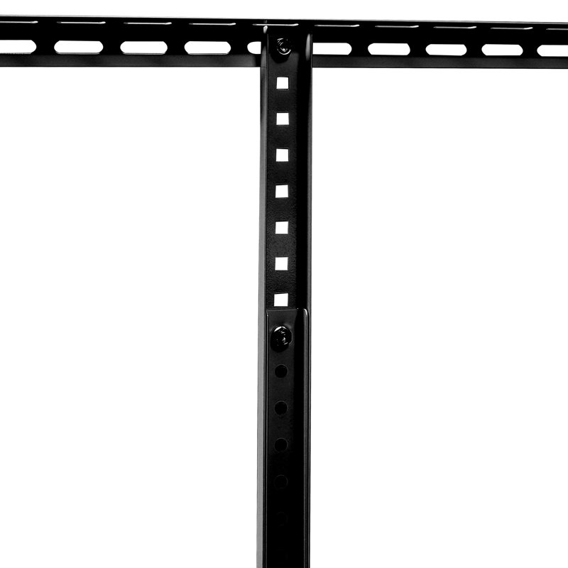 Support de rangement réglable pour garage noir robuste de 2 pi x 8 pi, 450 lb, hauteur de chute de 22 po à 40 po, surface en métal de 52 po Pi., Optimiser la capacité