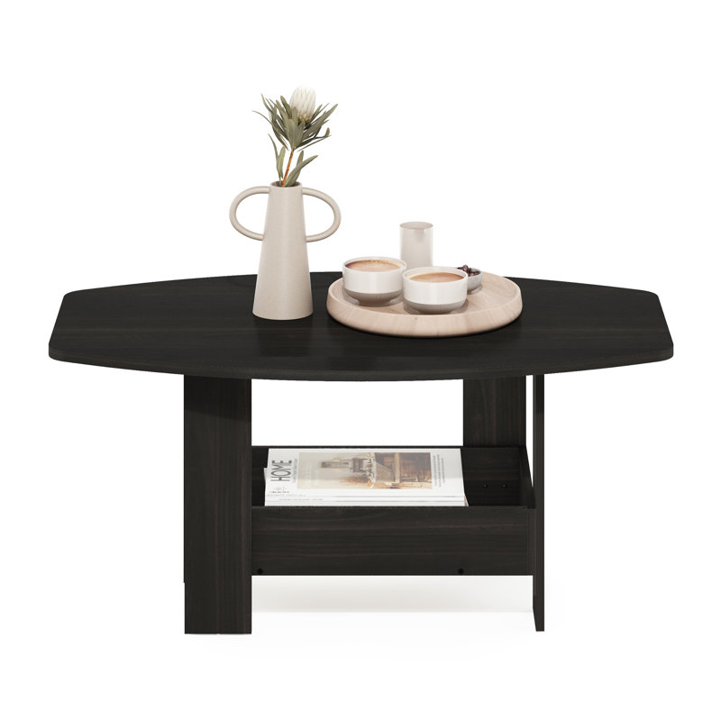 Nermana Coffee Table with Storage, Black