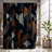 Jamirra Abstract Shower Curtain-1248107831