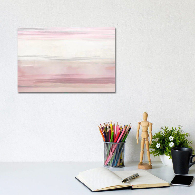 Blush Perspective II by Jake Messina - Wrapped Canvas Painting, 20.32cm H x 30.48cm W 1.91cm D