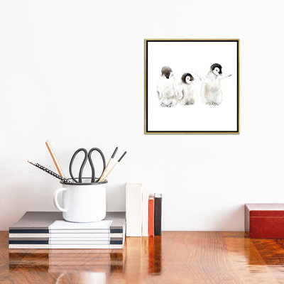 «Penguin Chicks», reproduction sur toile tendue