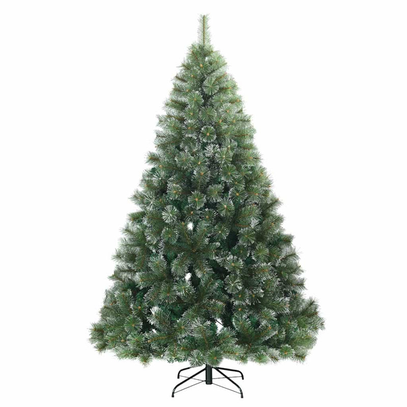  Artificial Hinged Christmas Tree Snow Flocked White, 7.87' H