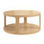 Table basse ronde pour le salon