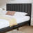 Modern Simple Colorful Upholstered Platform Bed Frame, Mattress Foundation With Wooden Slats, No Box Spring Required Frame For Solid Support-808048281-808048282