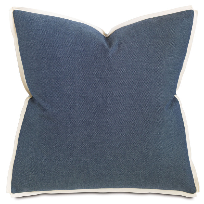 Taie décorative Wainscott, Indigo Boho