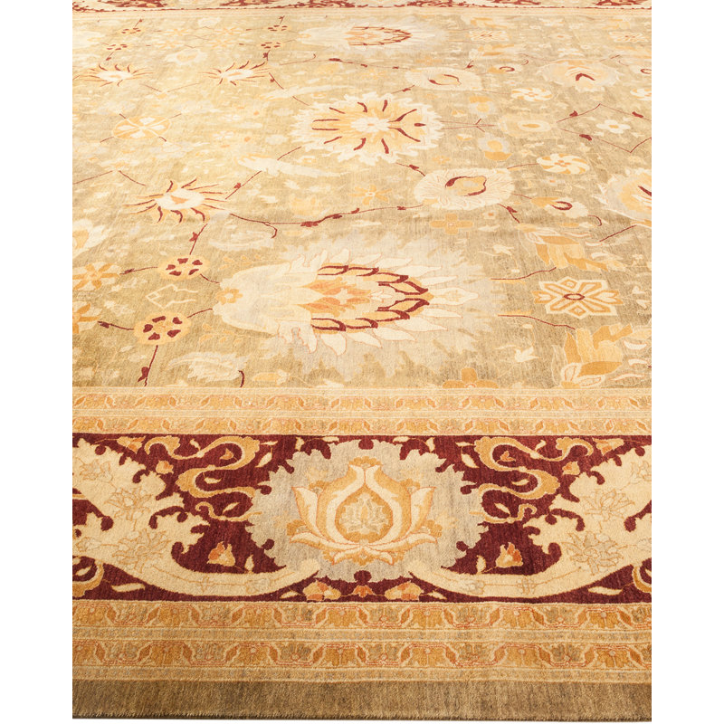 Classic One-of-a-Kind 12' 2" X 17' 9" Hand Knotted Area Rug