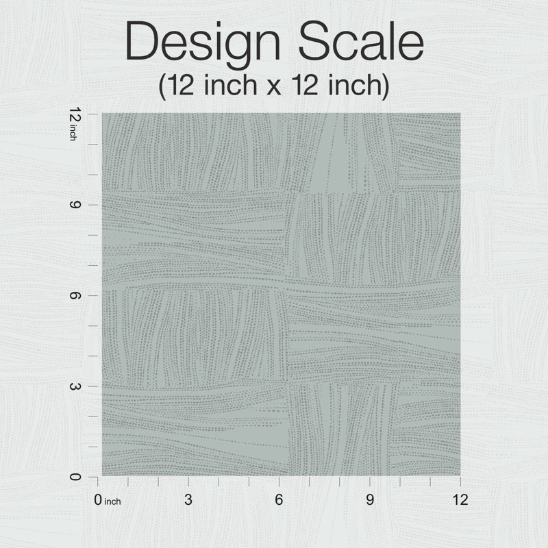 Apia Abstract Wallpaper Roll, Slate Blue