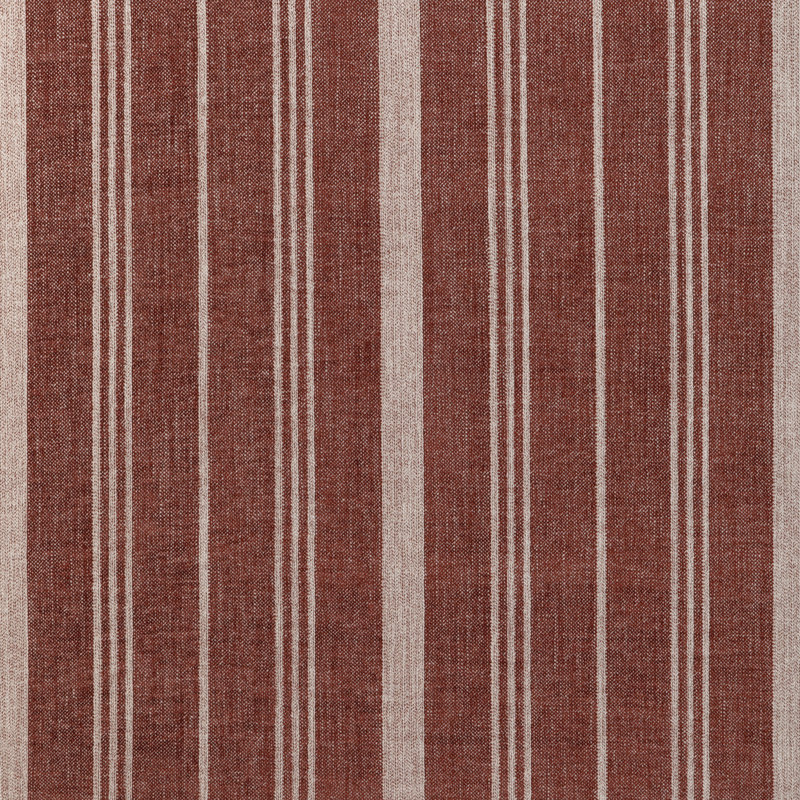 Furrow Stripe Fabric, Ruby