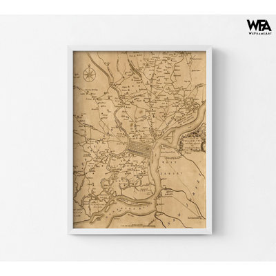 Impression de carte de Philadelphie, Art mural rétro des États-Unis, Art de Philadelphie, Art mural historique, décoration de salon, impression d'affiche d'entrée rustique