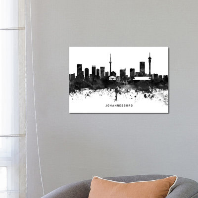 Johannesburg Skyline 1 Piece Wrapped Canvas Wall Art
