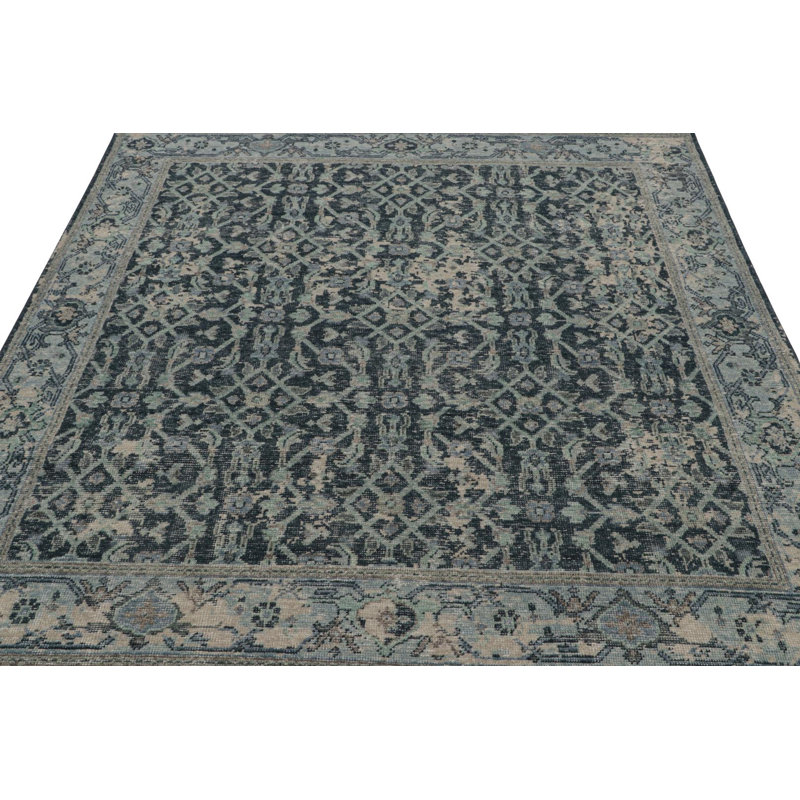 Distressed Homage Handmade Kilim Wool Animal Print Area Rug, Rectangle 6' x 9'