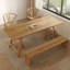 Table de salle à manger moderne et simple en bois massif-106973302