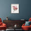 Crimson Core II Shadowbox Abstract Print by Oliver Gal, Black Frame, 16 x 20-69671241-69671247