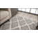Loop-De-Loop Geometric Synthetic Area Rug