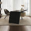 Bureau rectangulaire en cuir manufacturé et en bois manufacturé, 2 tiroirs-1940862387
