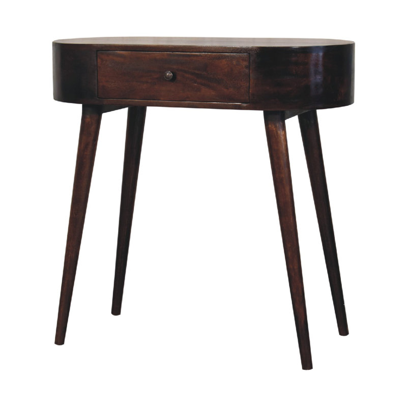 Shyann 80cm Solid Wood Console Table, Walnut