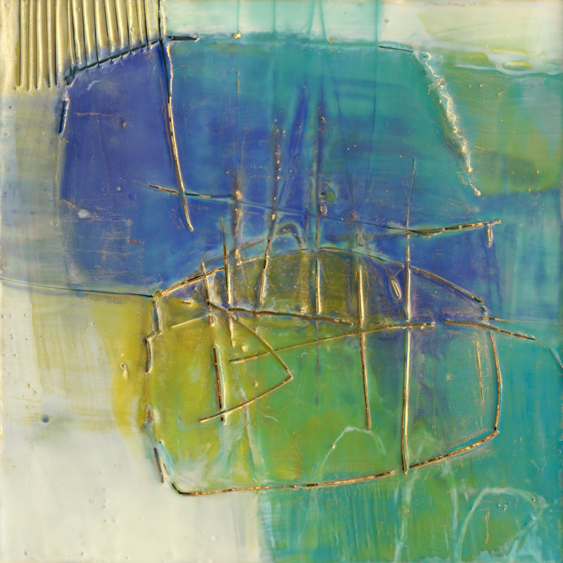 Perched I by Sue Jachimiec - Wrapped Canvas Painting, 91cm H x 91cm W
