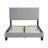 Contemporary Upholstered Bed Frame With Pull Point Tufted Headboard, Platform Bed Frame-1374136794