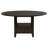 Fulton Dark Cocoa Round Dining Table with Drawer