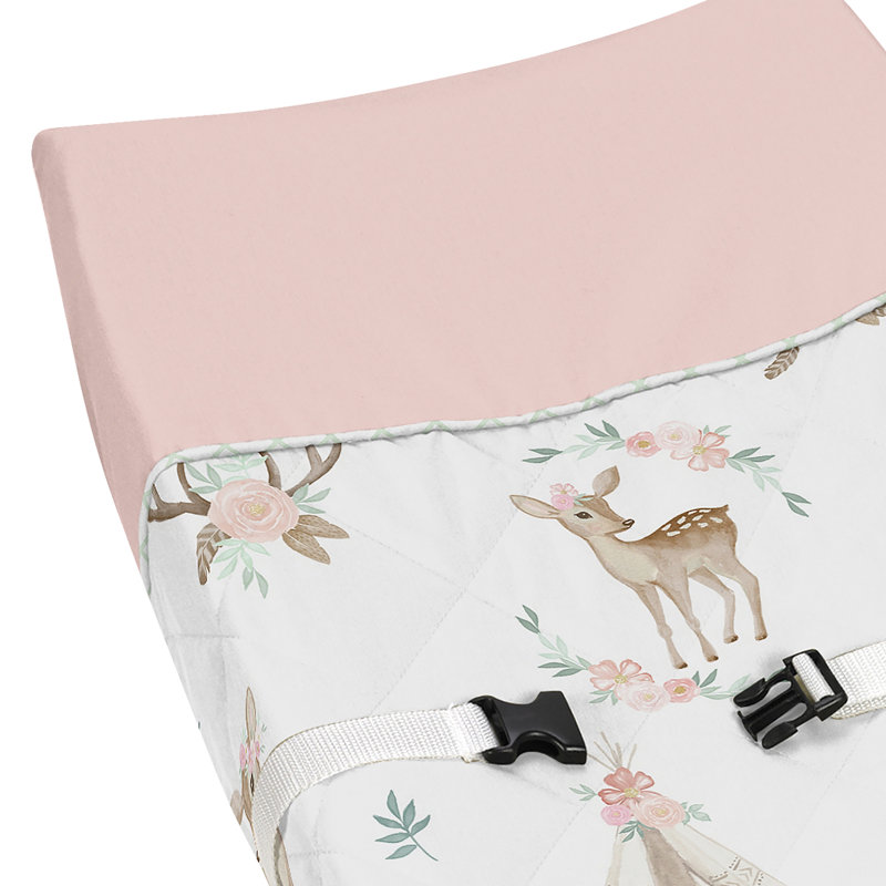 Housse de matelas à langer Deer Floral
