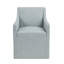 Chaise avec accoudoirs à roulettes avec jupe-262052935
