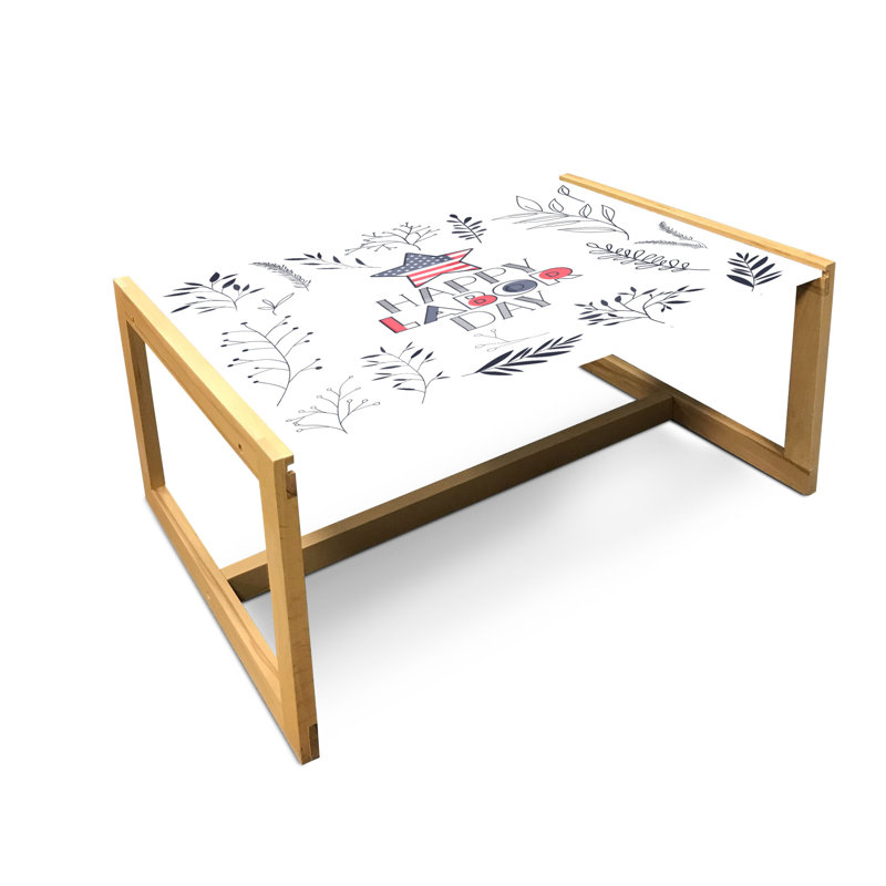 Sharon Sled Coffee Table, 40cm H x 91cm W x 62cm D