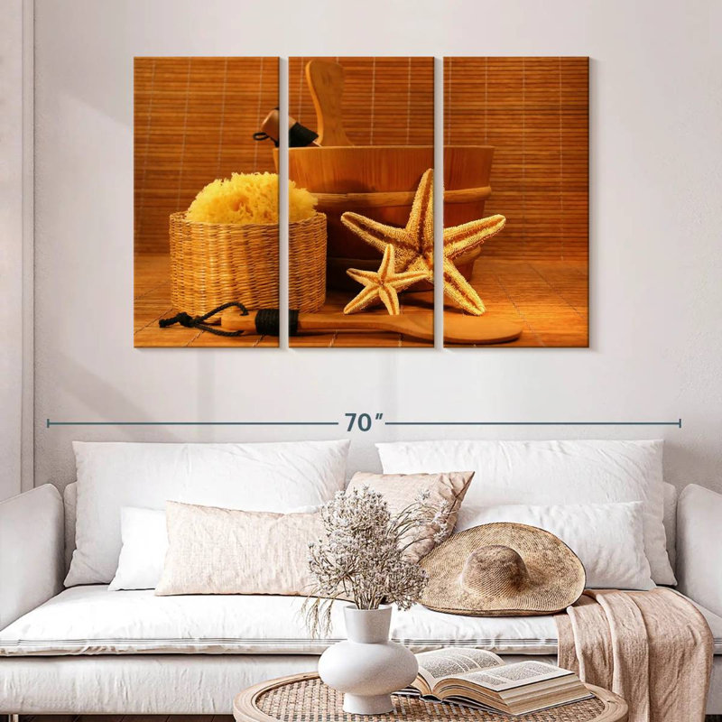 Sauna Essentials, 32" H x 50" W