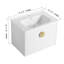 Meuble-lavabo à fermeture en douceur 28 po avec lavabo, pour petite salle de bain-1301701057-1301701062